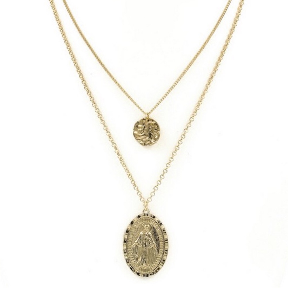 50% CLEARANCE 🎄Layered Pendant Necklace - Picture 7 of 8